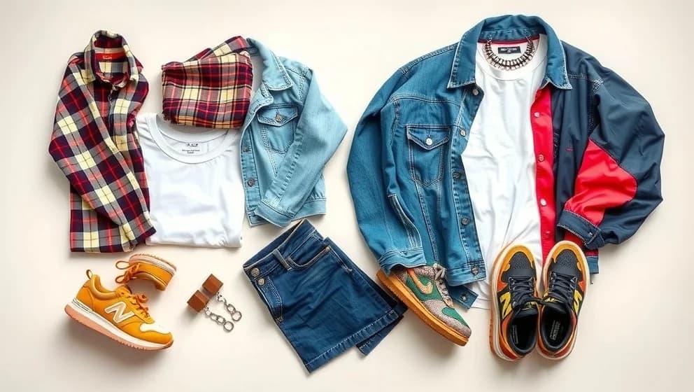 90-tals kläder för tjejer då och nu