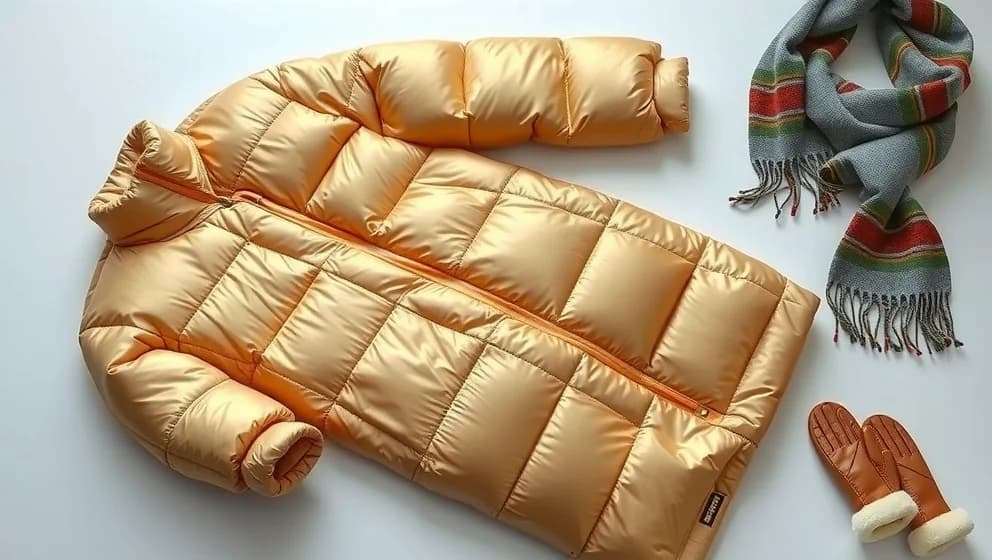 Ahkka dunkappa guld långt dunkappa glansigt