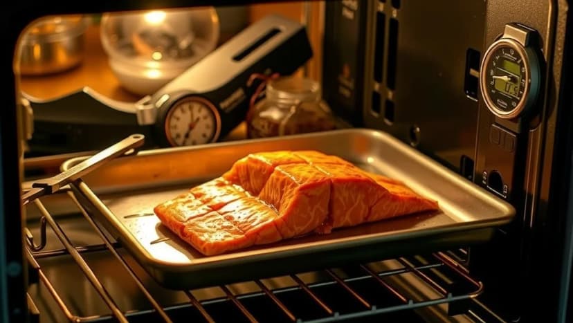 Hur länge ska fryst lax ligga i ugnen
