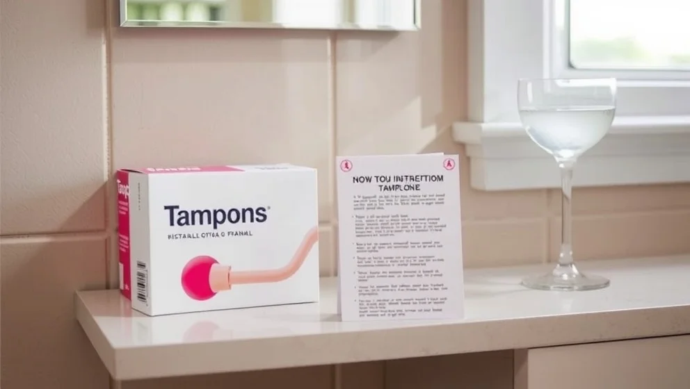 Hur sätter man in en tampong första gången