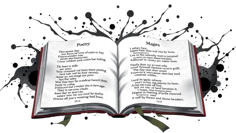 Man kan inte tävla i lyrik argument