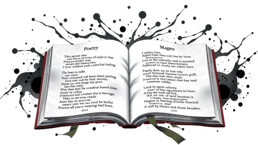 Man kan inte tävla i lyrik argument