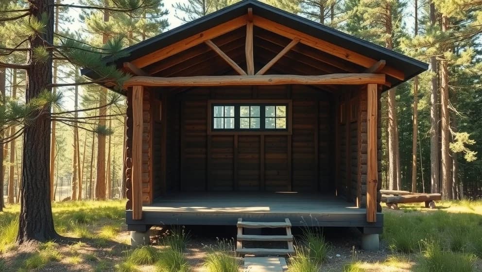 Stuga utan el och vatten till salu