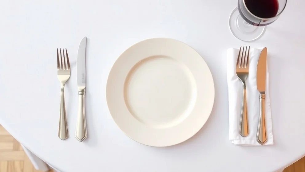 Varför ligger kniv och gaffel på samma sida